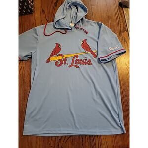 St Louis Cardinals Hoodie Jersey Baseball MLB Mens Size XL Shirt Top Adult
